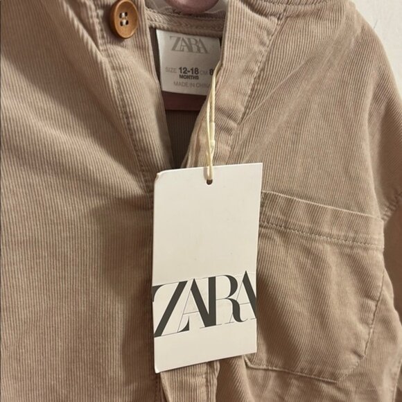Kids Zara Tan Corduroy Jacket - Picture 2 of 5